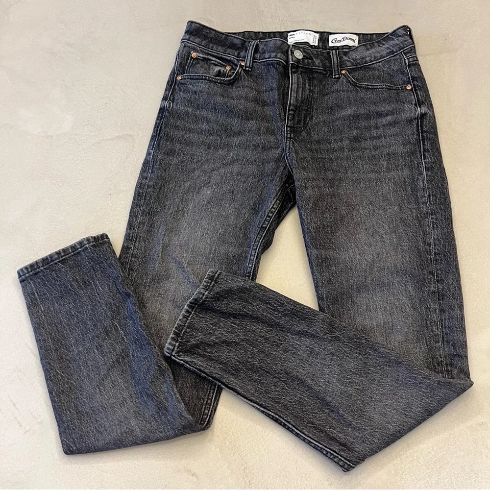 ASOS DESIGN Cone‎ Mill Denim Skinny Jeans in Washed Black, 30x28